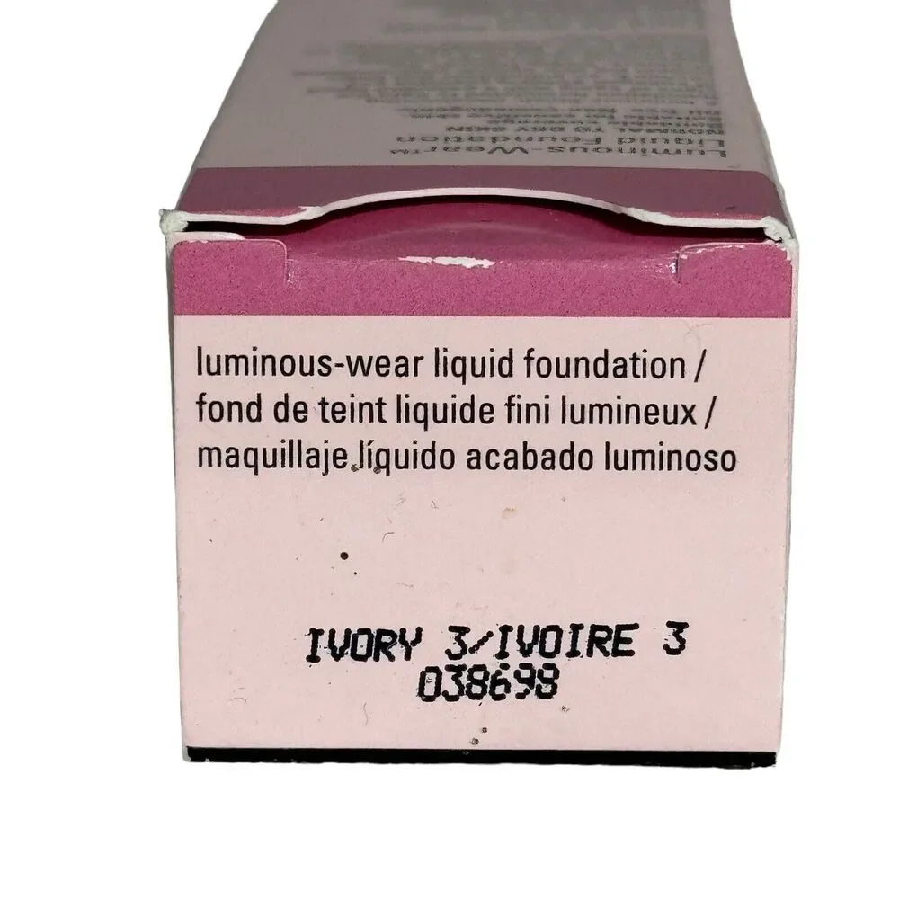Mary Kay Timewise Ivory 3 Luminous Wear Liquid Foundation 0386981 Fl Oz New Box